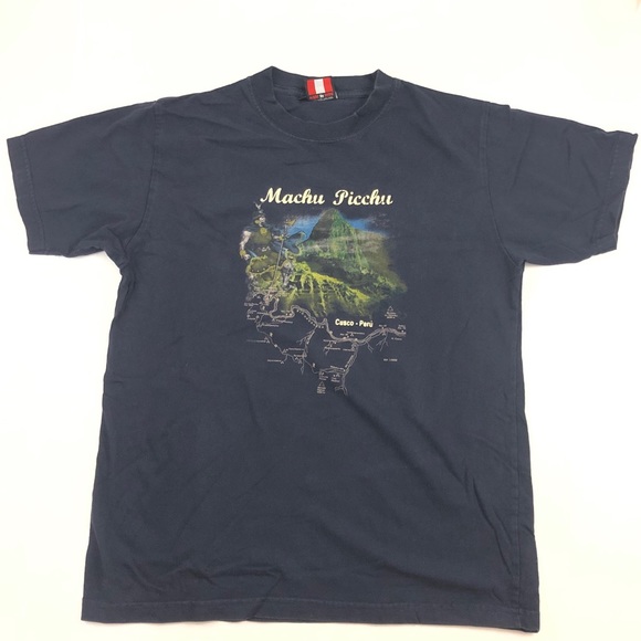 andes arts Other - Andes Arts Men Navy printed machu picchu t shirt M